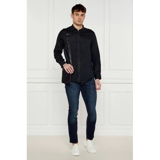Armani Exchange Lniana koszula | Regular Fit Armani Exchange S okazja Gomez Fashion Store