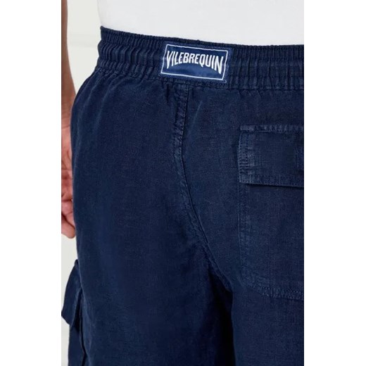 Vilebrequin Lniane szorty BAIE | Regular Fit M Gomez Fashion Store
