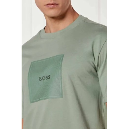 BOSS GREEN T-shirt Logo Rib | Regular Fit S okazyjna cena Gomez Fashion Store