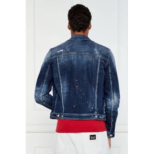 Dsquared2 Kurtka jeansowa | Slim Fit Dsquared2 48 okazyjna cena Gomez Fashion Store