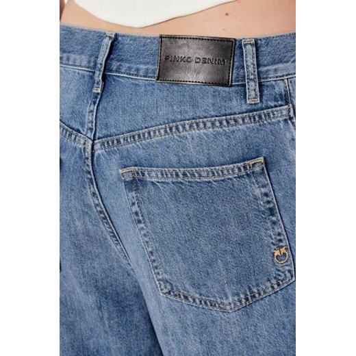Pinko Jeansy LAURYN | Loose fit | z dodatkiem lnu Pinko 32 Gomez Fashion Store