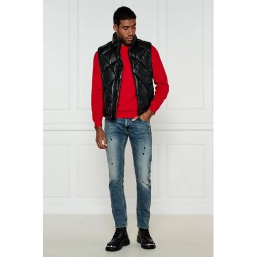 HUGO Bezrękawnik Borintino2441 | Slim Fit M Gomez Fashion Store okazyjna cena
