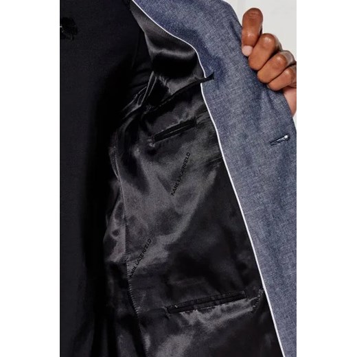 Karl Lagerfeld Marynarka CLEVER | Regular Fit | z dodatkiem lnu Karl Lagerfeld 52 Gomez Fashion Store wyprzedaż