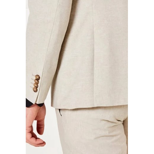 Karl Lagerfeld Marynarka CLEVER | Regular Fit | z dodatkiem lnu Karl Lagerfeld 52 okazyjna cena Gomez Fashion Store
