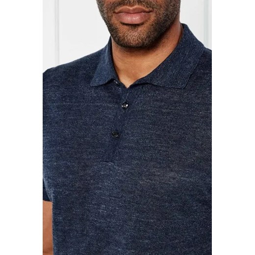 Sand Copenhagen Lniane polo Rico | Regular Fit Sand Copenhagen XL promocja Gomez Fashion Store