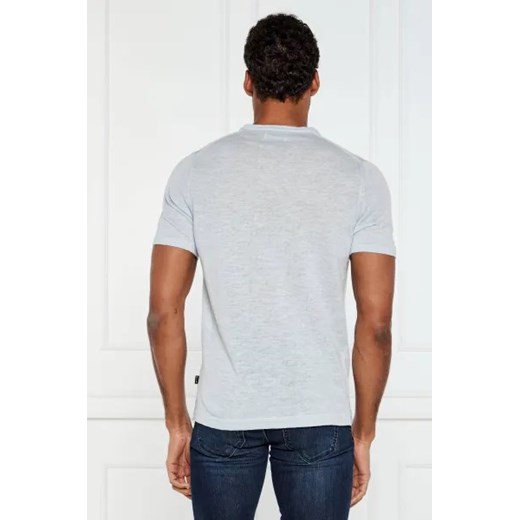Sand Copenhagen Lniany t-shirt | Regular Fit Sand Copenhagen M wyprzedaż Gomez Fashion Store