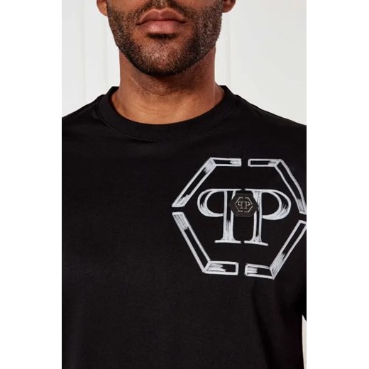 Philipp Plein T-shirt Hexagon | Regular Fit S okazja Gomez Fashion Store