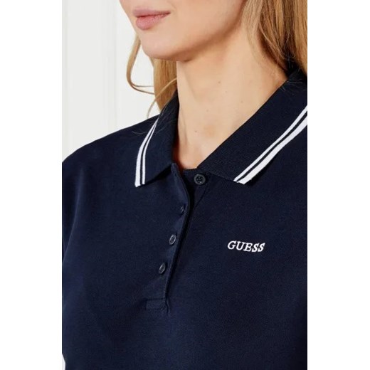 Bluzka damska Guess z kołnierzykiem 