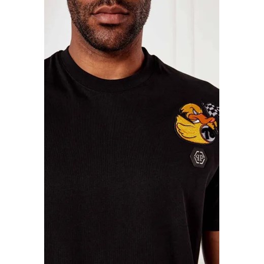 Philipp Plein T-shirt Duck Chest | Regular Fit L Gomez Fashion Store okazja