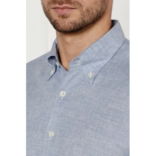 Oscar Jacobson Koszula | Regular Fit | z dodatkiem wełny Oscar Jacobson L Gomez Fashion Store promocja