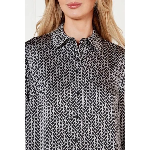 Michael Kors Satynowa koszula MK2000 | Relaxed fit Michael Kors S Gomez Fashion Store