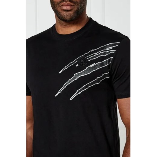 Plein Sport T-shirt Lamina Scratch | Loose fit Plein Sport XL okazja Gomez Fashion Store