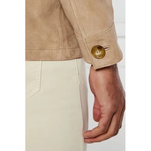Sand Copenhagen Skórzana kurtka Aiden | Modern fit Sand Copenhagen 48 Gomez Fashion Store wyprzedaż