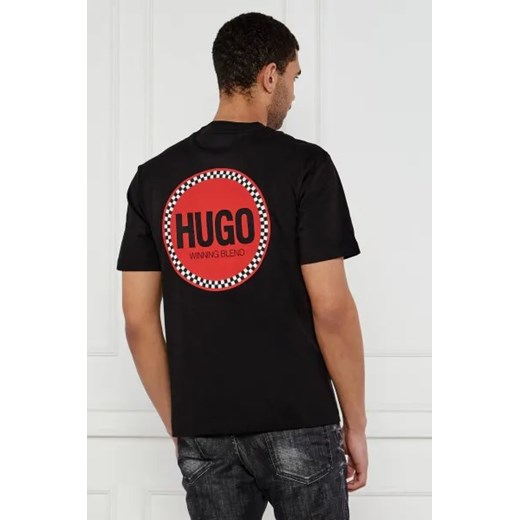 HUGO T-shirt Derdcho | Loose fit S okazyjna cena Gomez Fashion Store