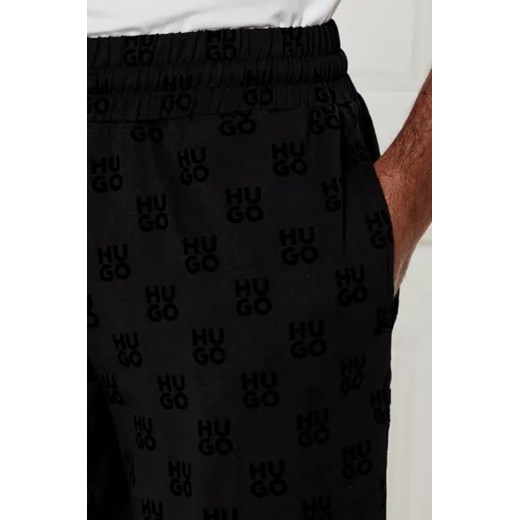 Hugo Bodywear Spodnie od piżamy Flock AOP | Regular Fit XXL okazyjna cena Gomez Fashion Store