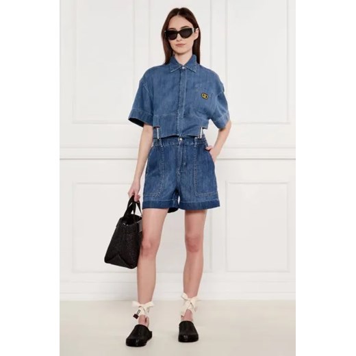 Liu Jo Jeansowa koszula | Cropped Fit Liu Jo 36 okazyjna cena Gomez Fashion Store