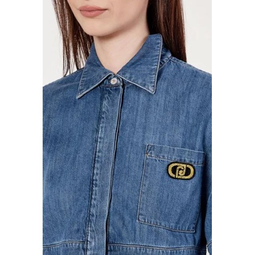 Liu Jo Jeansowa koszula | Cropped Fit Liu Jo 36 Gomez Fashion Store okazja