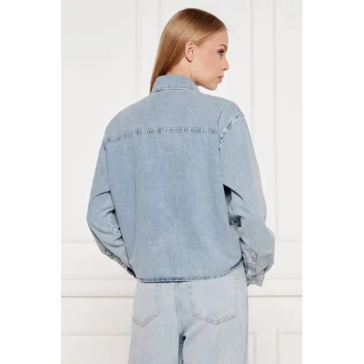 Karl Lagerfeld Jeans Jeansowa koszula | Cropped Fit M Gomez Fashion Store okazja