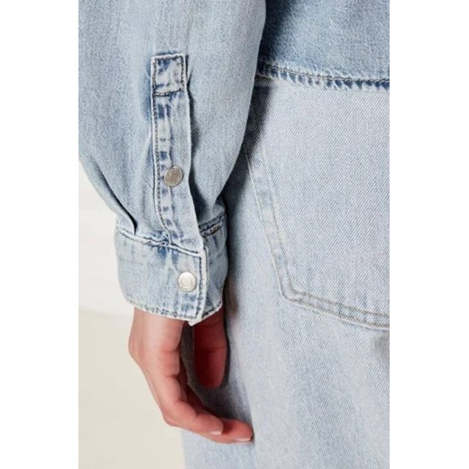 Karl Lagerfeld Jeans Jeansowa koszula | Cropped Fit M wyprzedaż Gomez Fashion Store