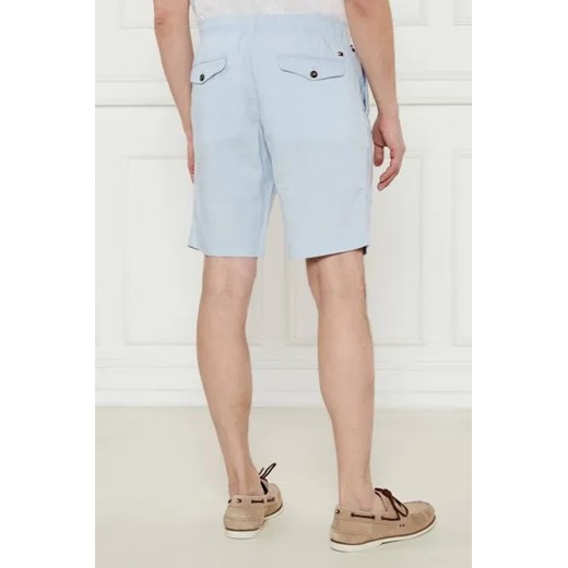 Tommy Hilfiger Lniane szorty HARLEM PO | Regular Fit Tommy Hilfiger 32 wyprzedaż Gomez Fashion Store