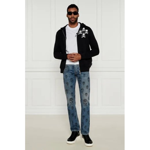 Philipp Plein Bluza Skull&Bones | Regular Fit L Gomez Fashion Store wyprzedaż