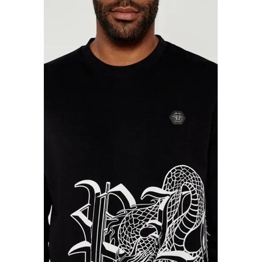 Philipp Plein Bluza DRAGON | Regular Fit L wyprzedaż Gomez Fashion Store