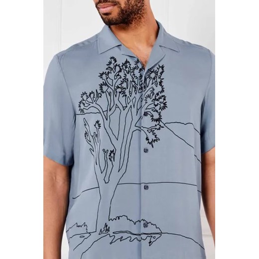 Koszula męska BOSS HUGO z wiskozy 