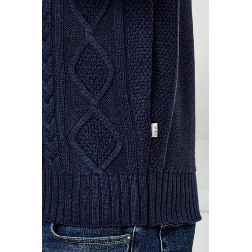 Guess Jeans Sweter | Regular Fit | z dodatkiem wełny S wyprzedaż Gomez Fashion Store