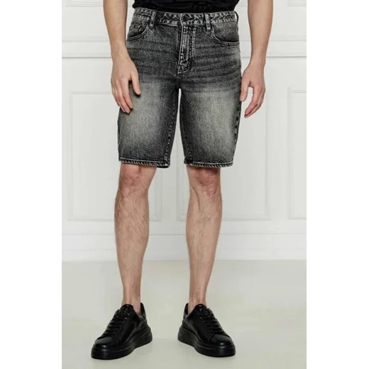 Armani Exchange Jeansowe szorty J65 | Slim Fit Armani Exchange 33 okazyjna cena Gomez Fashion Store