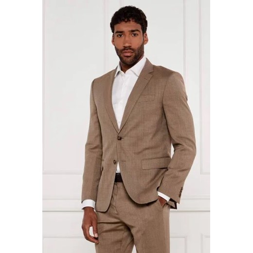 BOSS BLACK Garnitur H-Huge-2Pcs-224 | Slim Fit | z dodatkiem wełny 50 promocja Gomez Fashion Store