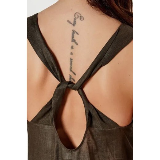 Sukienka Max Mara z lnu 