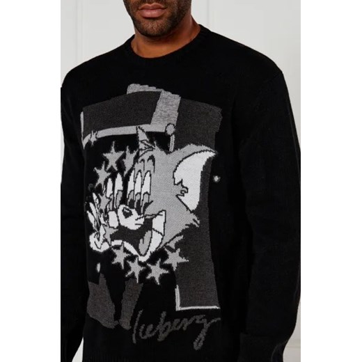 Iceberg Wełniany sweter | Regular Fit Iceberg XXL Gomez Fashion Store wyprzedaż