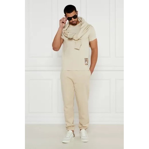 Burberry T-shirt Check Label | Slim Fit Burberry S okazyjna cena Gomez Fashion Store