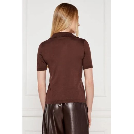 Weekend MaxMara Jedwabne polo RONCOLO | Regular Fit Weekend Maxmara M Gomez Fashion Store