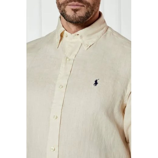 POLO RALPH LAUREN Lniana koszula | Custom fit Polo Ralph Lauren XXL wyprzedaż Gomez Fashion Store