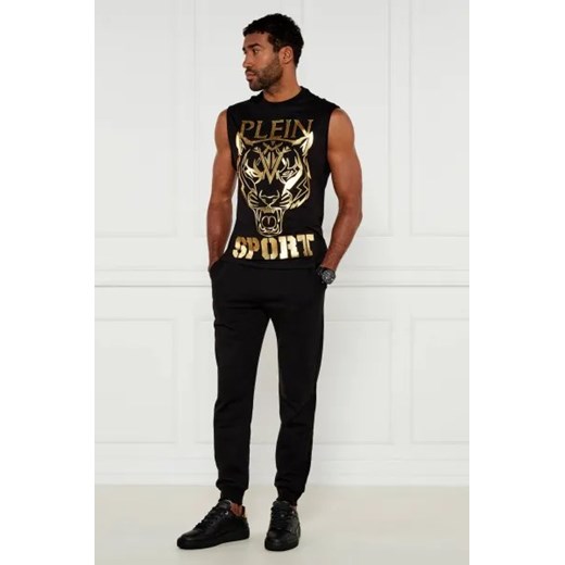 Plein Sport Tank top SS Tiger | Regular Fit Plein Sport XL wyprzedaż Gomez Fashion Store