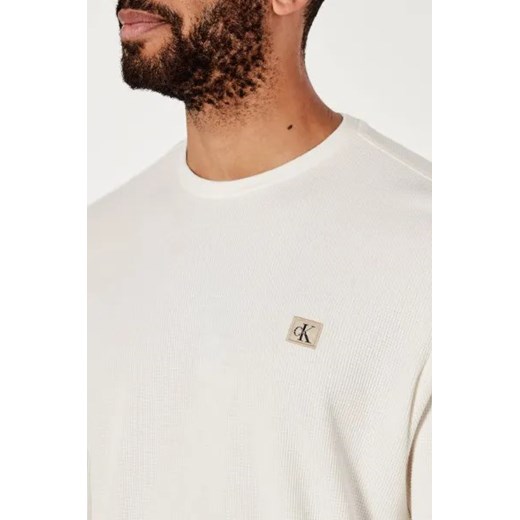 T-shirt męski Calvin Klein z długim rękawem bawełniany 