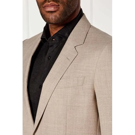 BOSS BLACK Wełniany garnitur BECKHAM x Boss | Regular Fit | z dodatkiem jedwabiu 52 Gomez Fashion Store