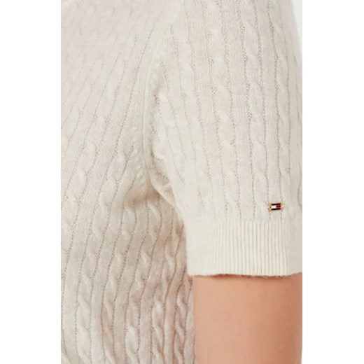 Tommy Hilfiger Wełniany kardigan | Regular Fit Tommy Hilfiger L okazja Gomez Fashion Store