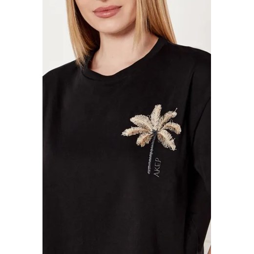 AKEP T-shirt | Cropped Fit Akep L wyprzedaż Gomez Fashion Store