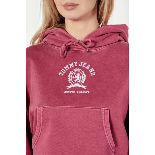 Tommy Jeans Bluza VARSITY CREST | Cropped Fit Tommy Jeans L okazja Gomez Fashion Store