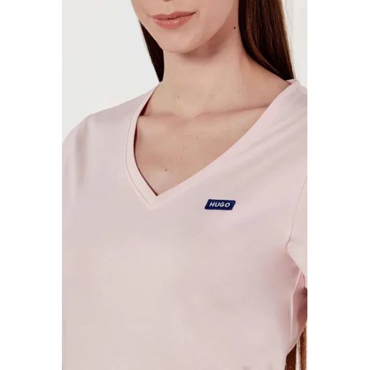 Hugo Blue T-shirt Classic | Regular Fit Hugo Blue S okazja Gomez Fashion Store