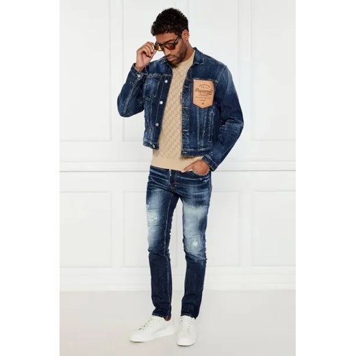 Dsquared2 Kurtka jeansowa | Regular Fit Dsquared2 L okazyjna cena Gomez Fashion Store