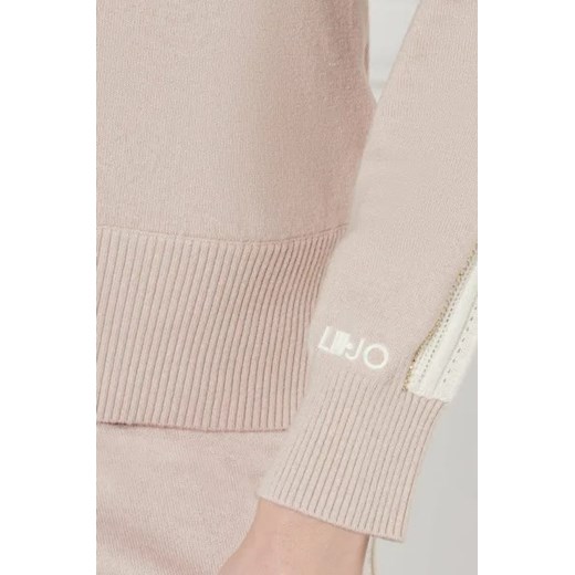 Liu Jo Sport Sweter | Regular Fit | z dodatkiem wełny S Gomez Fashion Store promocja