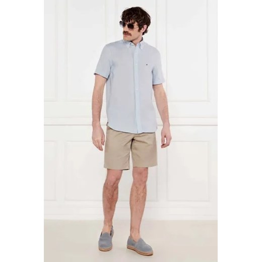 Tommy Hilfiger Lniana koszula | Regular Fit Tommy Hilfiger M okazyjna cena Gomez Fashion Store