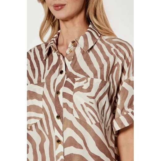 Marciano Guess Koszula ROSIE | Relaxed fit | z dodatkiem lnu Marciano Guess 36 promocyjna cena Gomez Fashion Store