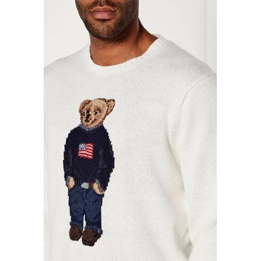 POLO RALPH LAUREN Lniany sweter | Regular Fit Polo Ralph Lauren XL Gomez Fashion Store