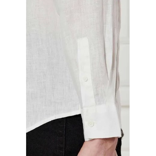 Armani Exchange Lniana koszula | Regular Fit Armani Exchange S Gomez Fashion Store wyprzedaż
