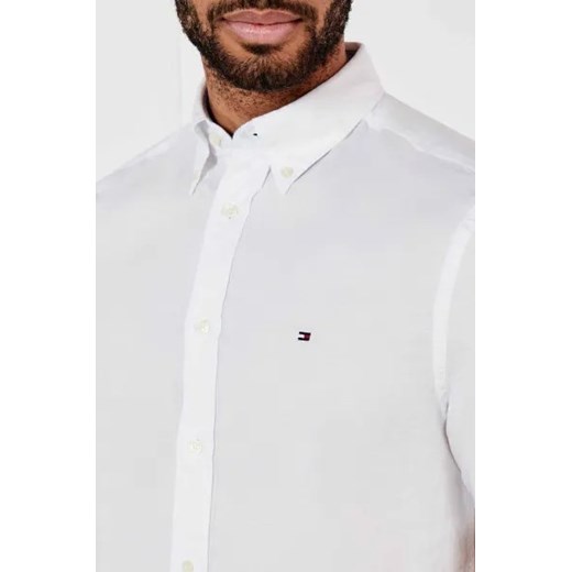 Tommy Hilfiger Koszula | Regular Fit | z dodatkiem lnu Tommy Hilfiger M okazja Gomez Fashion Store