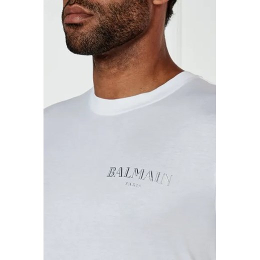 Balmain T-shirt VINTAGE | Slim Fit XL promocja Gomez Fashion Store